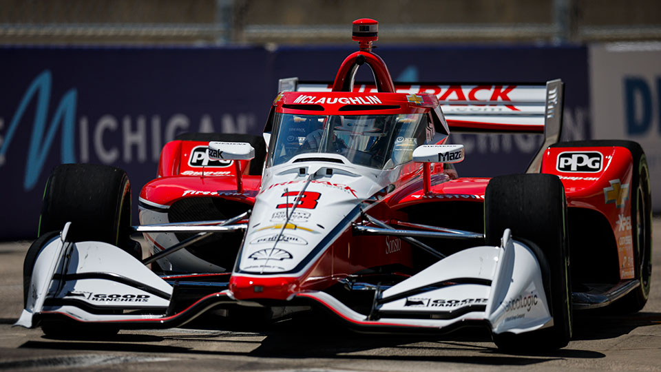 Scott McLaughlin at the Detroit Grand Prix