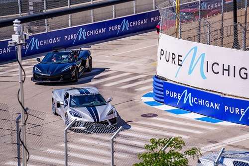 Corvettes on track for track laps