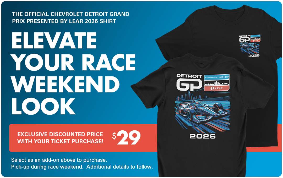Purchase your race weekend shirt today!