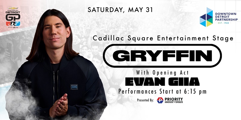DETROIT GRAND PRIX ANNOUNCES CONCERT LINEUP FOR SATURDAY, MAY 31