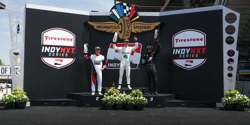 HAUGER RETURNS TO WINNING WAYS IN INDIANAPOLIS GP RACE 2