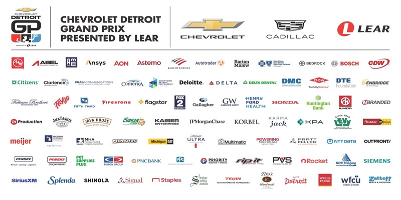 CHEVROLET DETROIT GRAND PRIX PRESENTED BY LEAR WELCOMES PREMIER PARTNER SUPPORT IN 2025