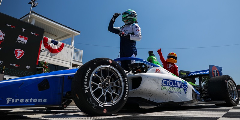 COLLET BREAKS THROUGH AT ROAD AMERICA WITH FIRST WIN OF SEASON  