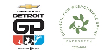 DETROIT GRAND PRIX BECOMES FIRST-EVER MOTORSPORT EVENT TO EARN EVERGREEN CERTIFICATION FROM THE COUNCIL FOR RESPONSIBLE SPORT
