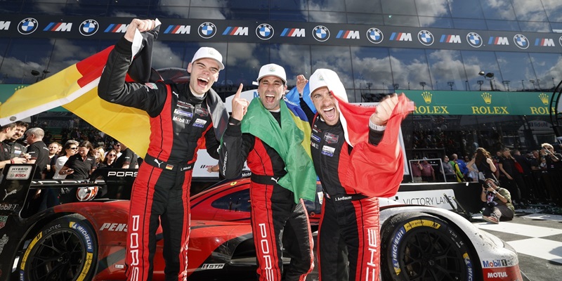 PENSKE, PORSCHE, NASR ADD TO ROLEX 24 LEGACIES WITH THIRD STRAIGHT WIN