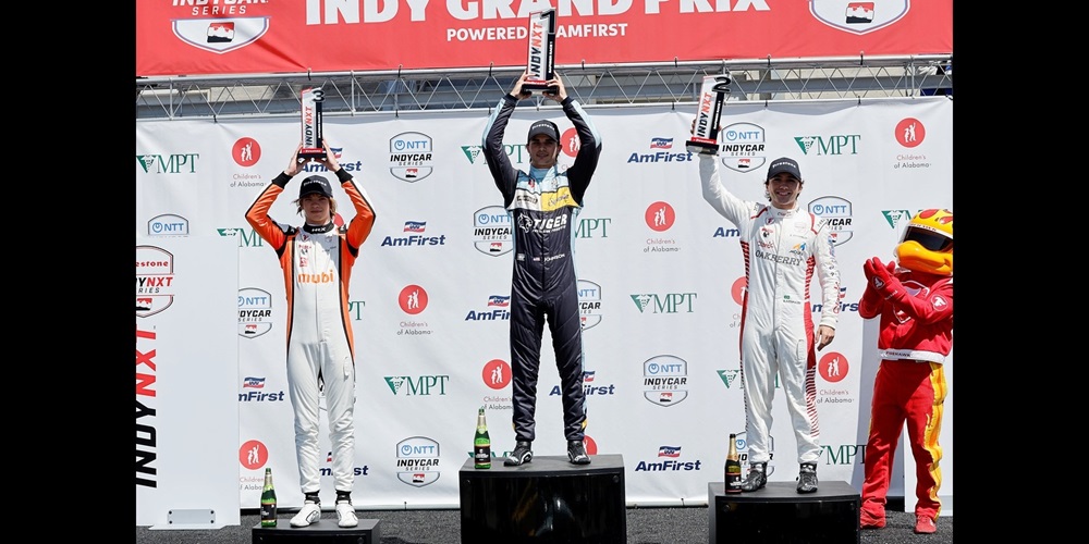 Nikita Johnson Capitalized on Late-Race Drama to Win Race 1 at Barber 