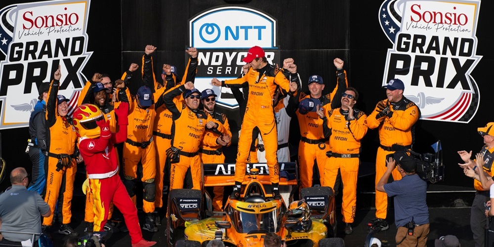 Christian Lundgaard, who had one prior INDYCAR victory, doubled that total by taking the checkered flag at the Indianapolis road course