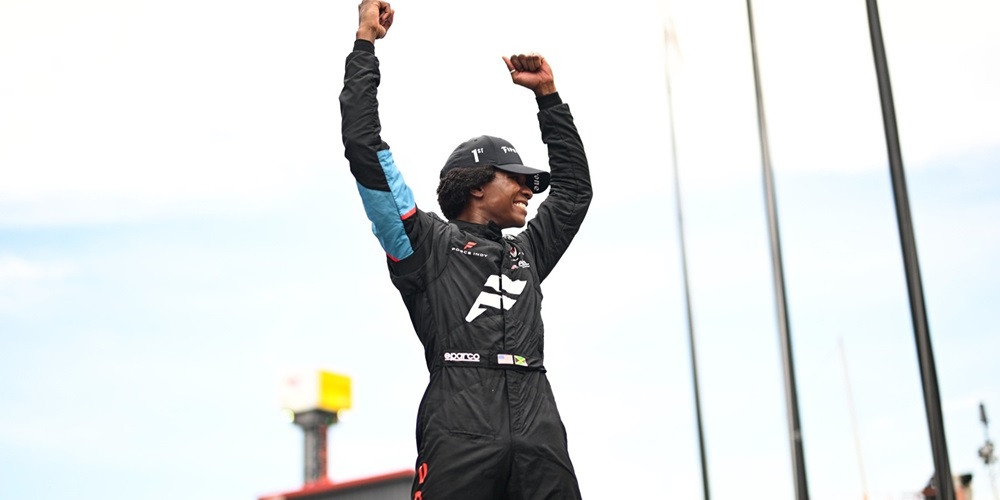 Myles Rowe Made History by Charging From Last Place to Win The INDY NXT by Firestone Race at WWTR