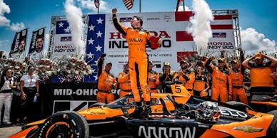 O’WARD OUTDUELS LUNDGAARD AS ARROW MCLAREN SCORES FIRST 1-2 FINISH