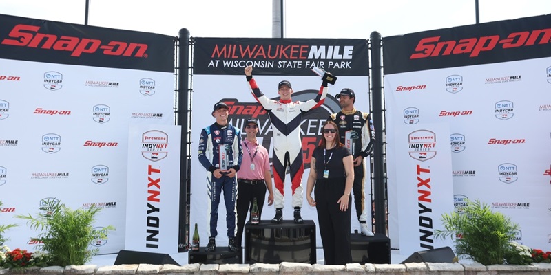 HIGH SCHOOLER GARCIA DRIVES TO FIRST CAREER WIN IN MILWAUKEE