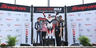 HIGH SCHOOLER GARCIA DRIVES TO FIRST CAREER WIN IN MILWAUKEE
