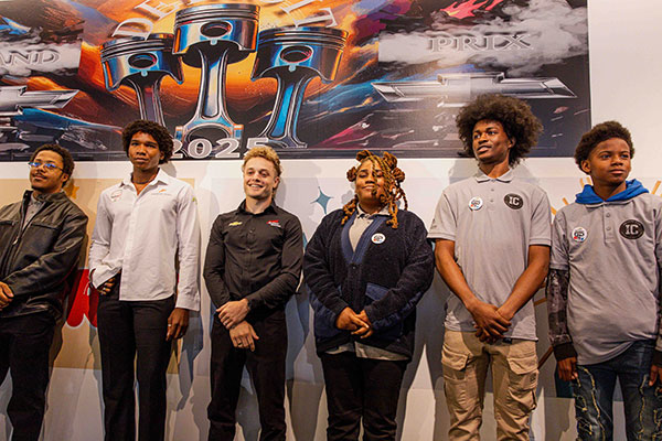 Santino Ferrucci and Myles Rowe Unveil Murals Designed by Boys & Girls Clubs of Southeastern Michigan Students