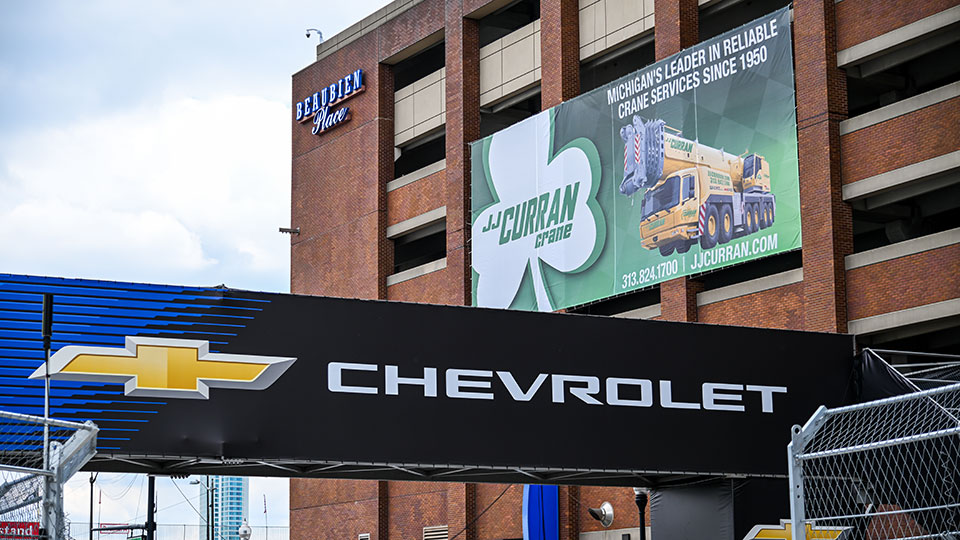 Signage Opportunities at the Detroit GP