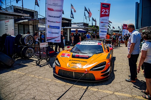 The paddock of the Chevrolet Detroit Grand Prix Presented by Lear