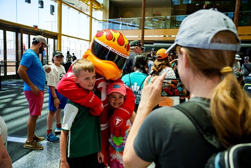 Kids at GM World at Chevrolet Detroit Grand Prix Presented by Lear