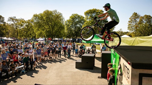 Mountain Bike show at Chevrolet Detroit Grand Prix Presented by Lear