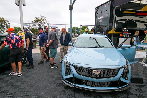 Cadillac display at Chevrolet Detroit Grand Prix Presented by Lear