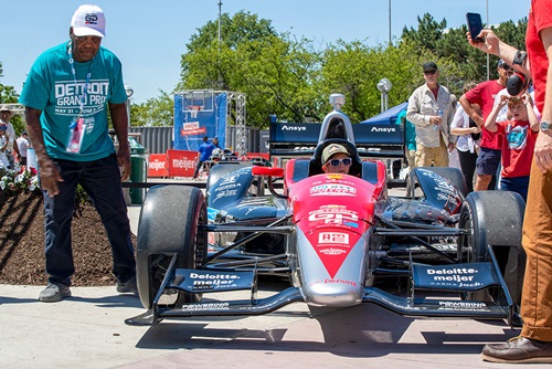 A show car at Chevrolet Detroit Grand Prix Presented by Lear