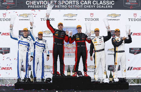2015 Chevrolet Sports Car Classic Podium