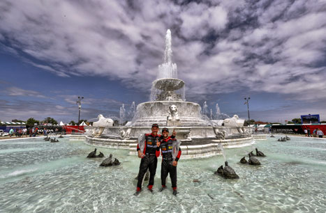 Felipe Nasr and Eric Curran