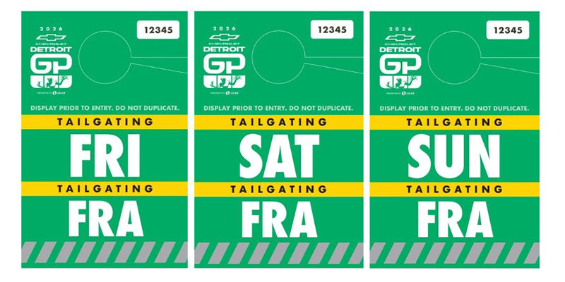 Franklin tailgating Parking Pass