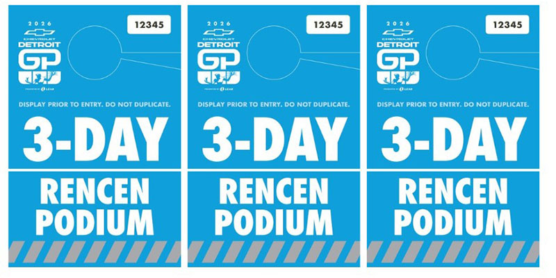 RenCen Podium Parking Pass
