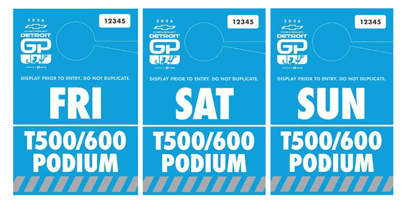 T500/600 Parking Pass